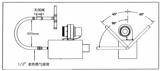 柔性燃气接管图